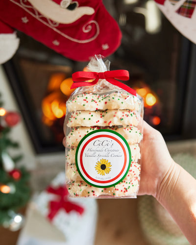 CiCi's Christmas Vanilla Sprinkle Cookie