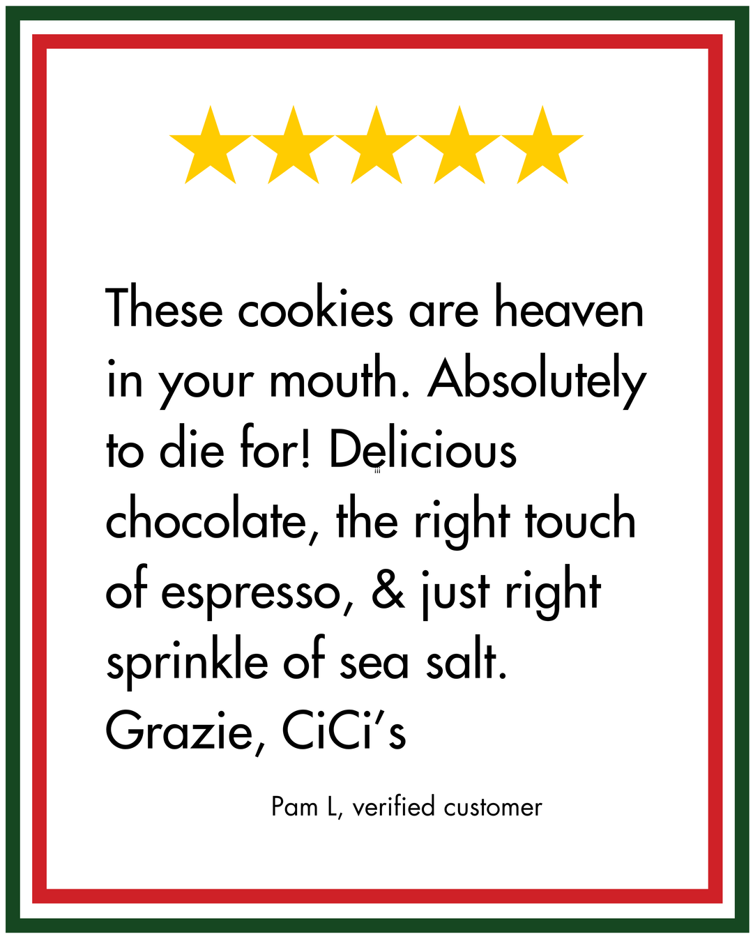 Italian Double Chocolate Espresso Cookies | Small-Batch | CiCi's